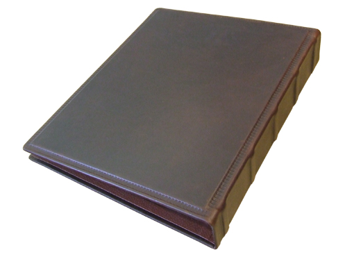 Leather binder for A4 sheets